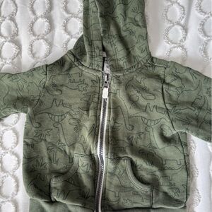Carter's Green Dinosaur Hoodie Set